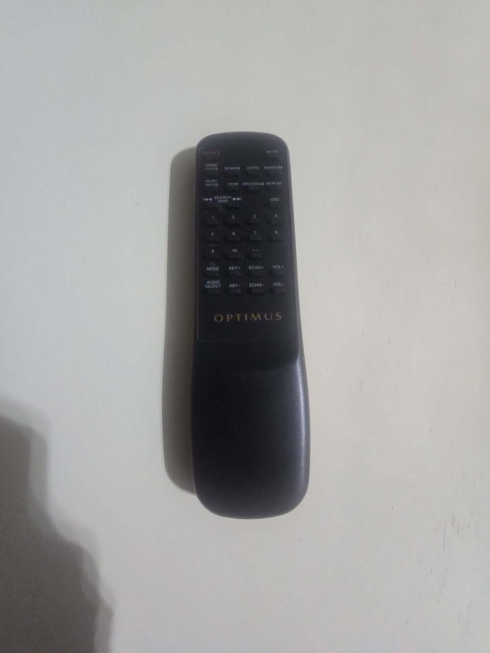 Optimus 32-1163 Karaoke Machine Remote Control